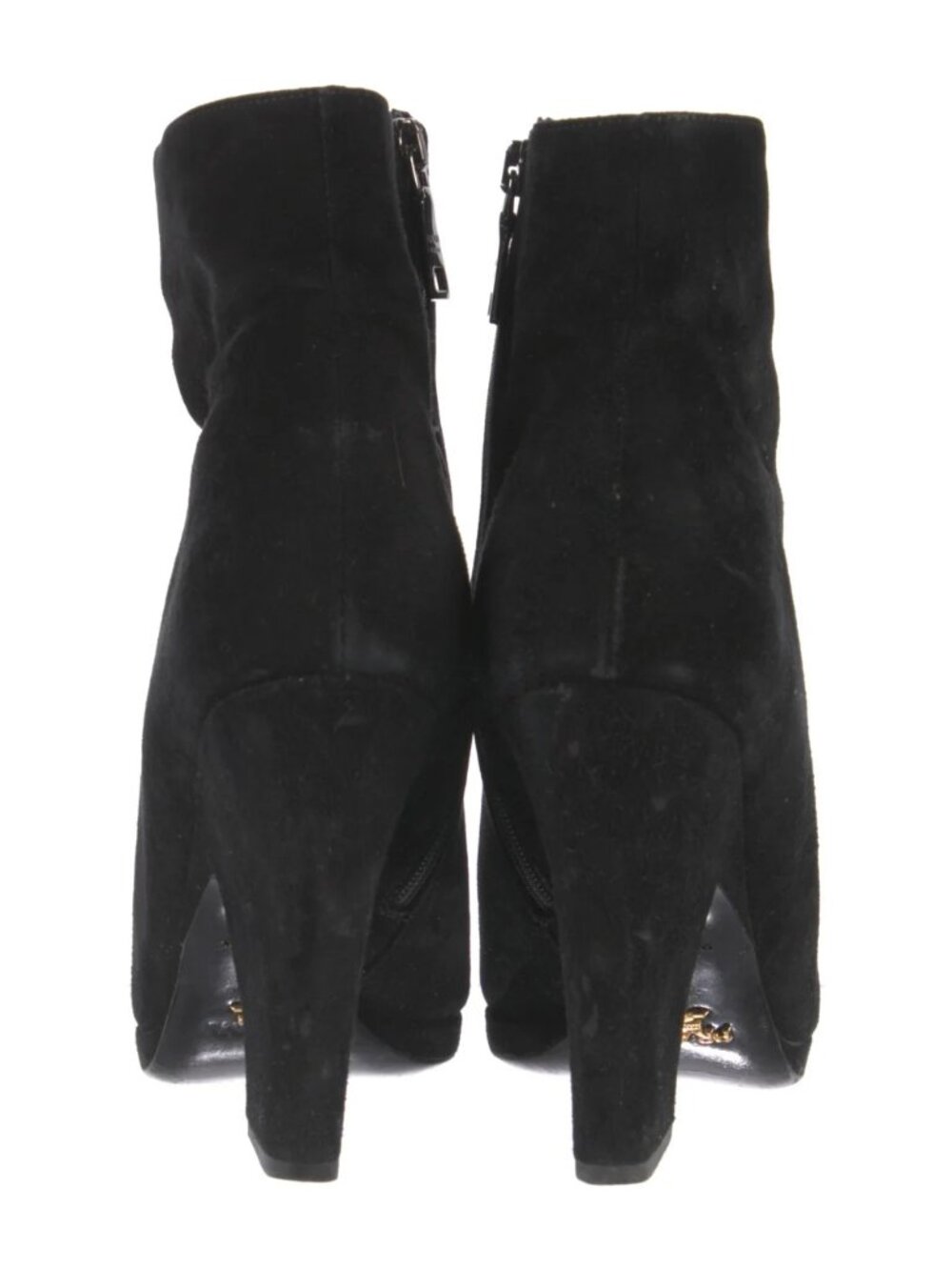PRADA-Suede Boots Women's Size: 8 | IT 38 (Fits size 7.5) - Picture 4 of 5